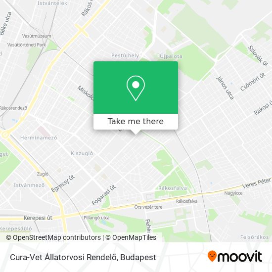 Cura-Vet Állatorvosi Rendelő map