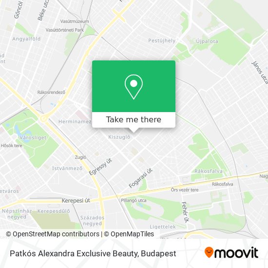 Patkós Alexandra Exclusive Beauty map