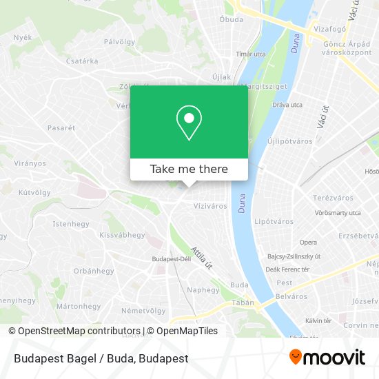 Budapest Bagel / Buda map
