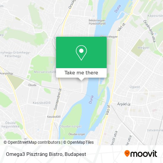 Omega3 Pisztráng Bistro map