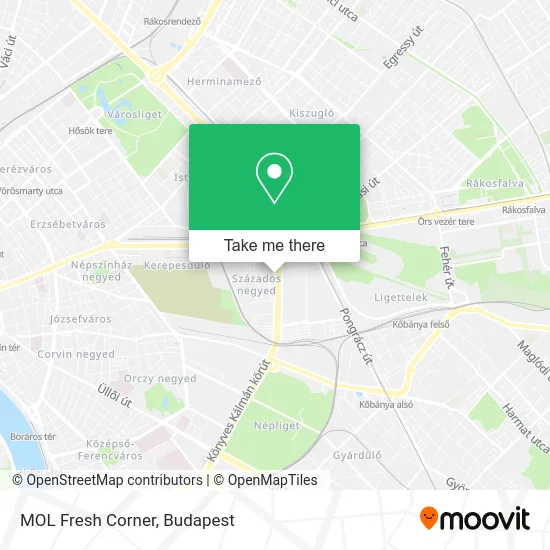 MOL Fresh Corner map