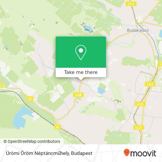 Ürömi Öröm Néptáncműhely map