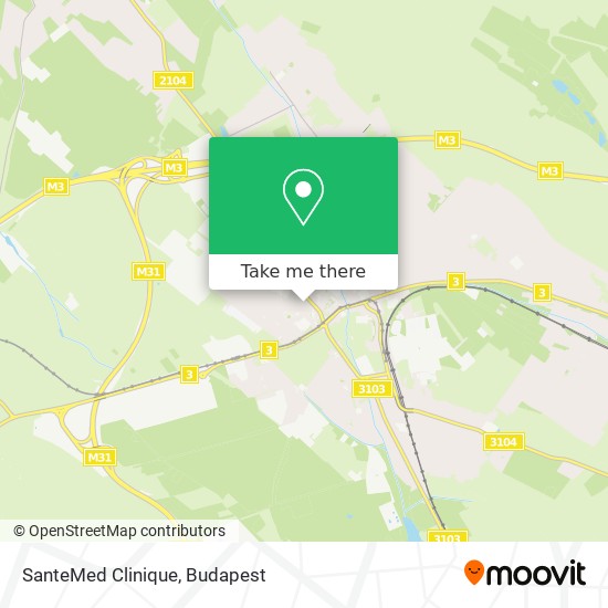 SanteMed Clinique map