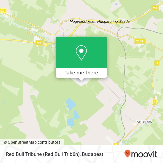 Red Bull Tribune (Red Bull Tribün) map