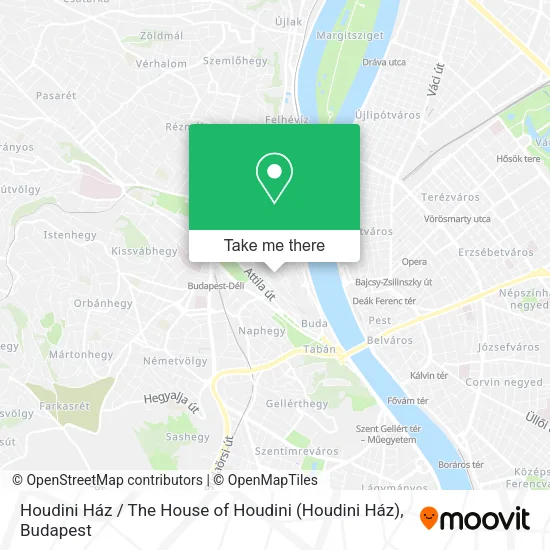 Houdini Ház / The House of Houdini map
