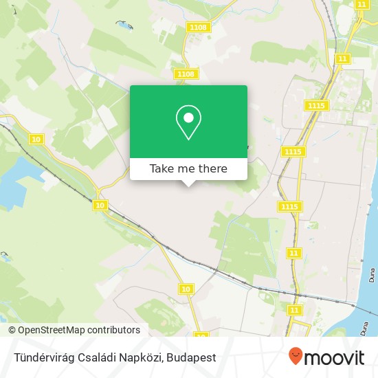 Tündérvirág Családi Napközi map