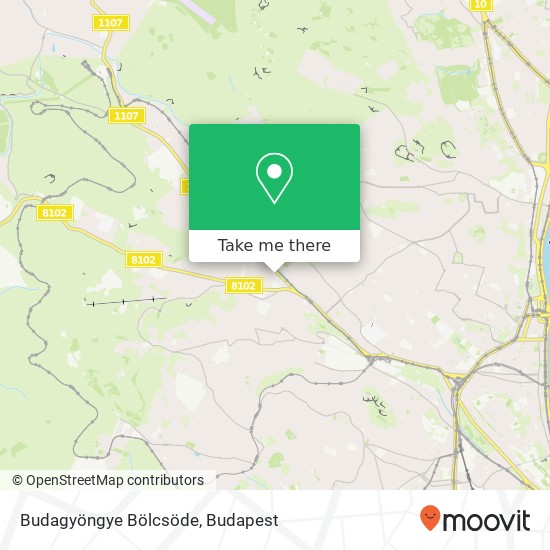 Budagyöngye Bölcsöde map