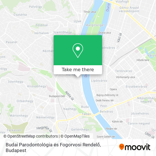 Budai Parodontológia és Fogorvosi Rendelő map