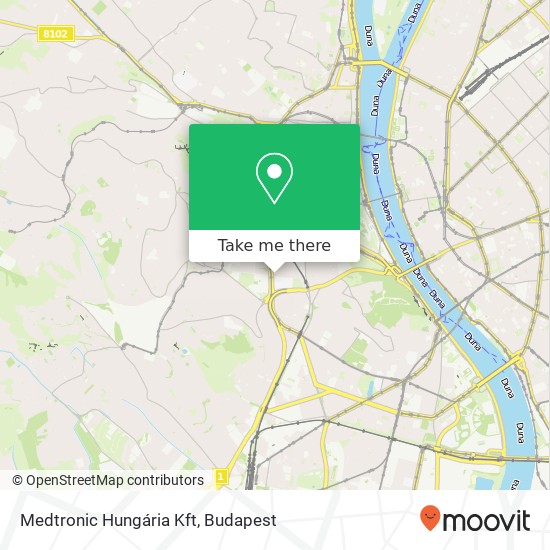 Medtronic Hungária Kft map