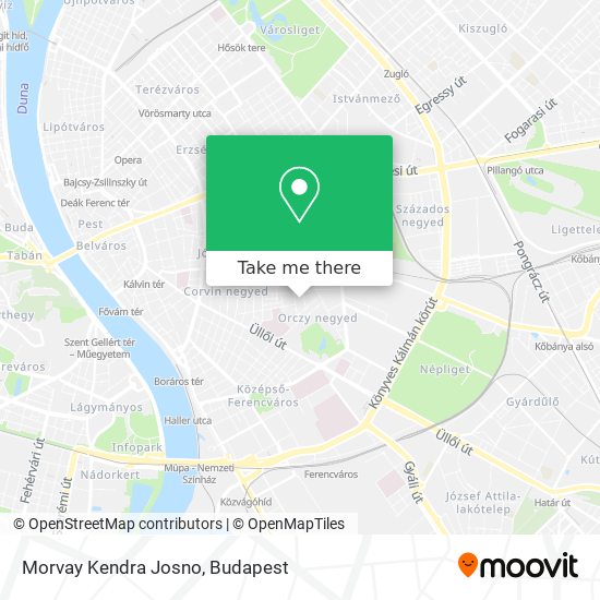 Morvay Kendra Josno map