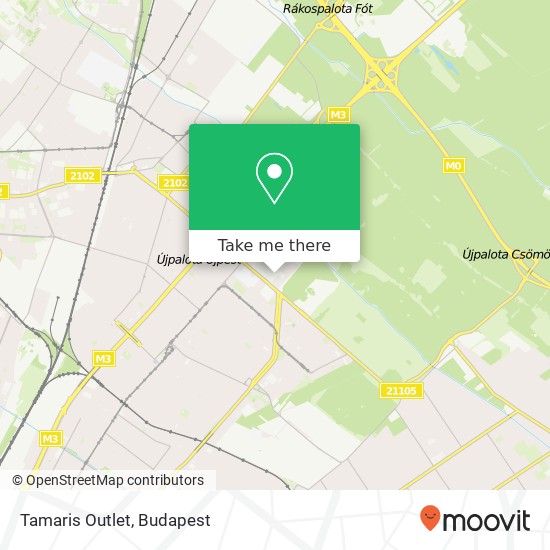 Tamaris Outlet map