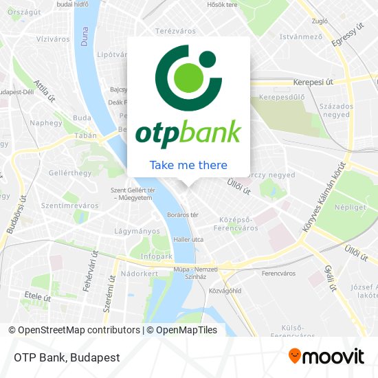 OTP Bank map