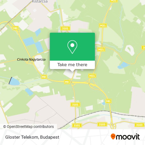 Gloster Telekom map