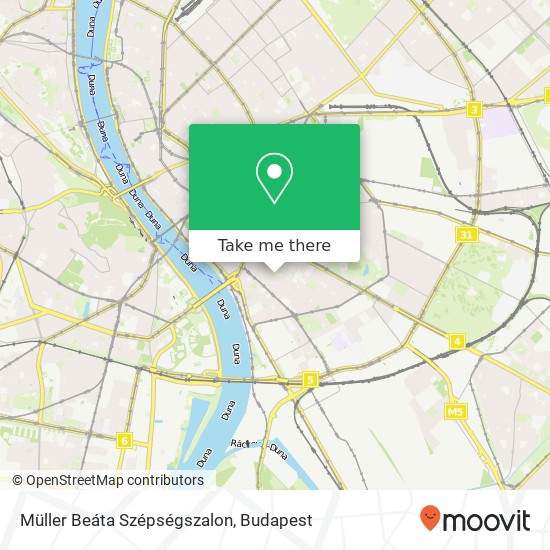 Müller Beáta Szépségszalon map