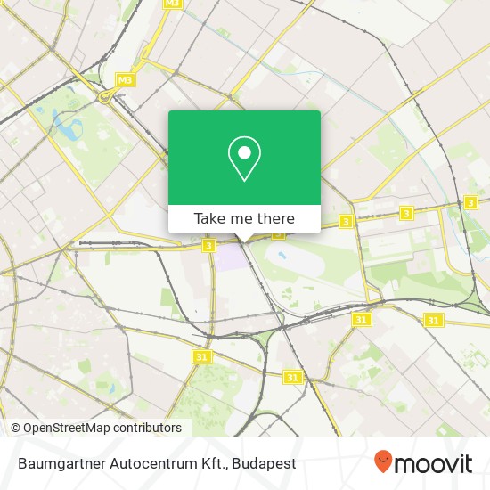 Baumgartner Autocentrum Kft. map