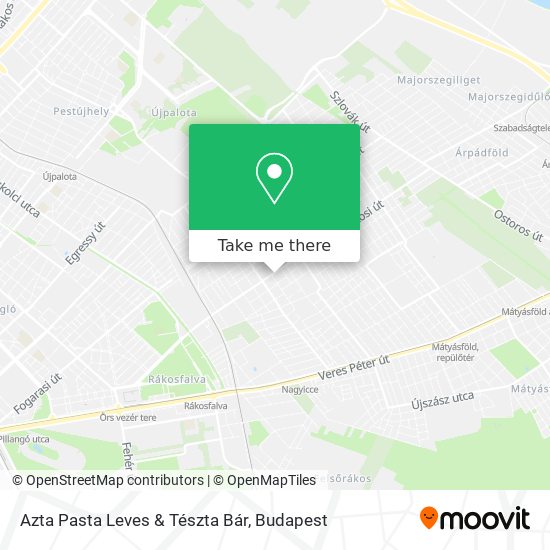 Azta Pasta Leves & Tészta Bár map