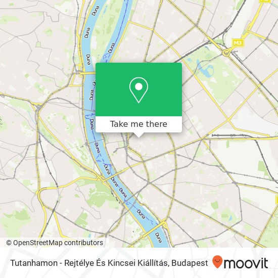 Tutanhamon - Rejtélye És Kincsei Kiállítás map