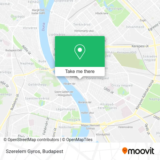 Szerelem Gyros map