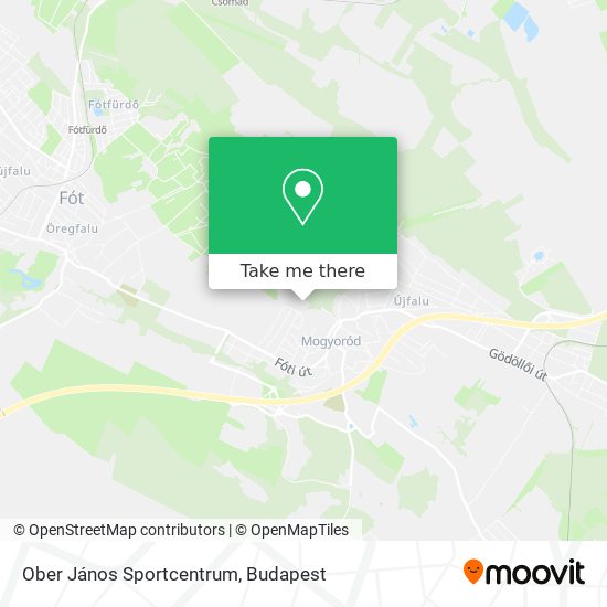 Ober János Sportcentrum map