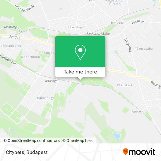Citypets map