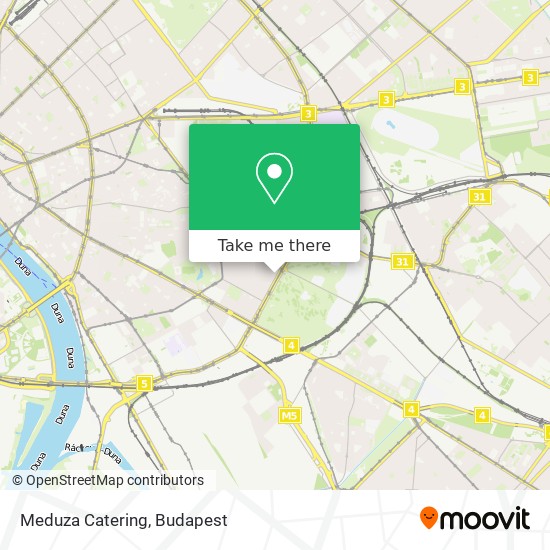 Meduza Catering map