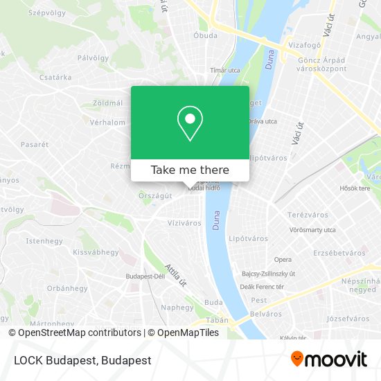 LOCK Budapest map