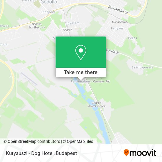 Kutyauszi - Dog Hotel map