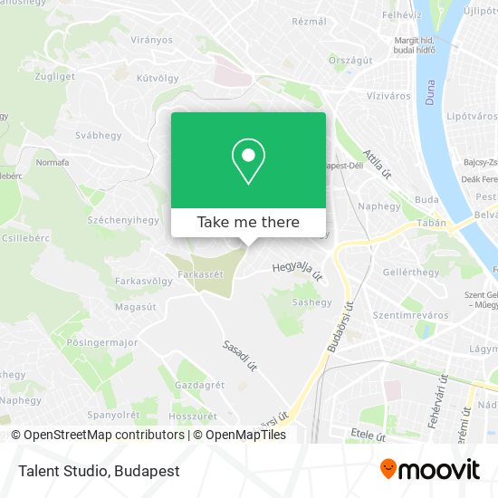 Talent Studio map