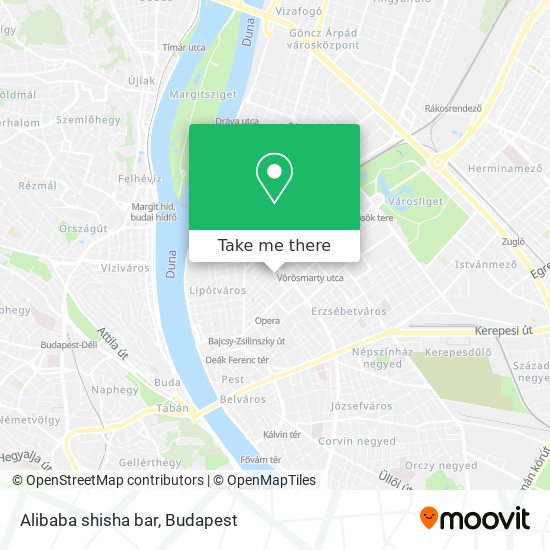 Alibaba shisha bar map