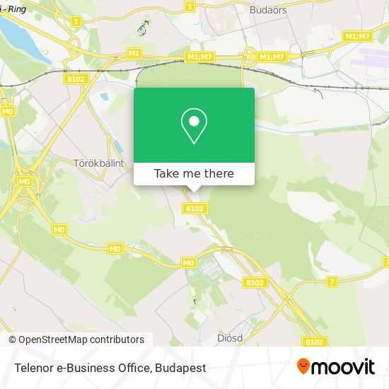 Telenor e-Business Office map