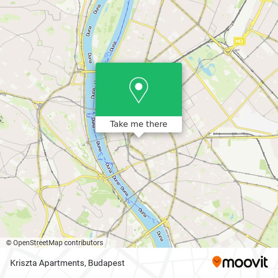 Kriszta Apartments map