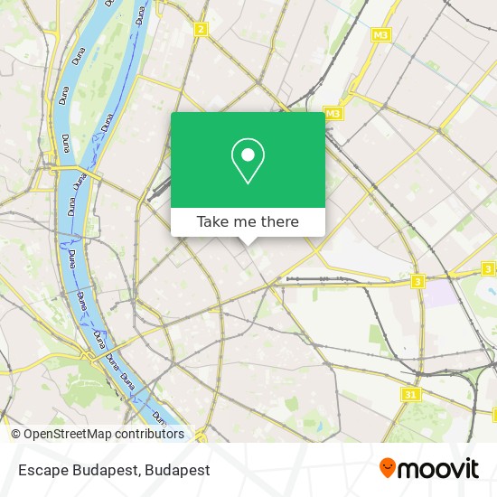 Escape Budapest map