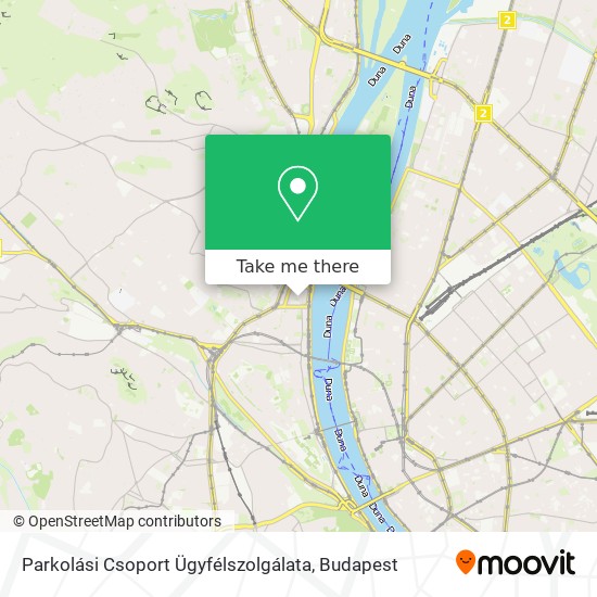 Parkolási Csoport Ügyfélszolgálata map