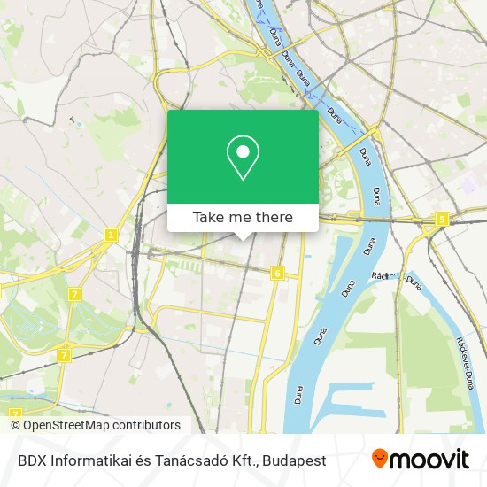 BDX Informatikai és Tanácsadó Kft. map