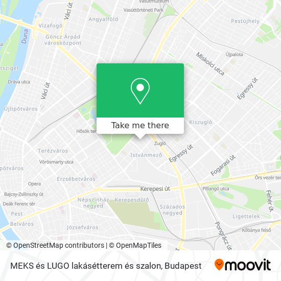 MEKS és LUGO lakásétterem és szalon map