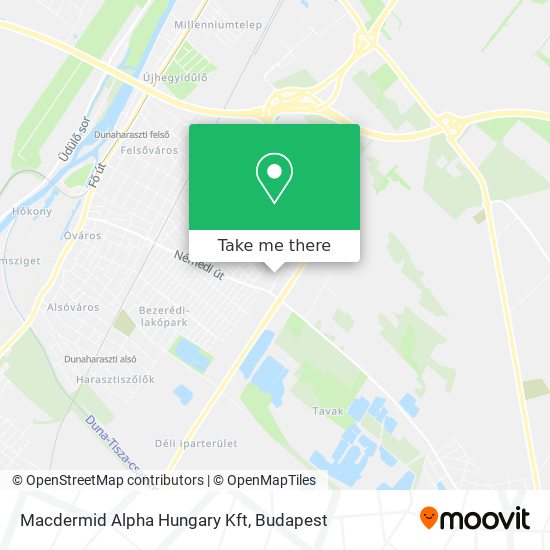 Macdermid Alpha Hungary Kft map