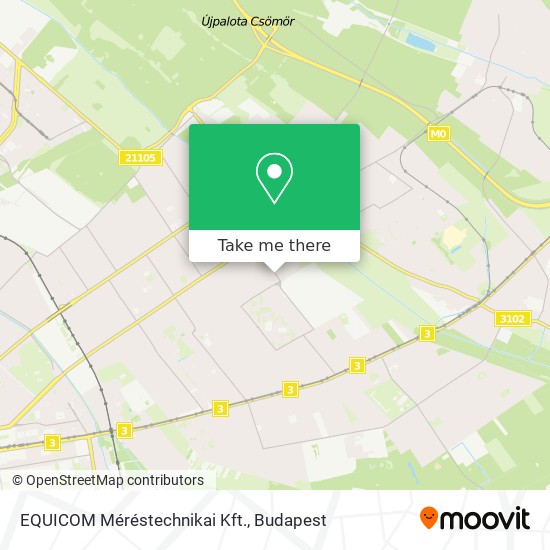 EQUICOM Méréstechnikai Kft. map