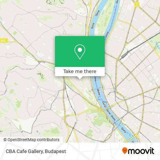 CBA Cafe Gallery map