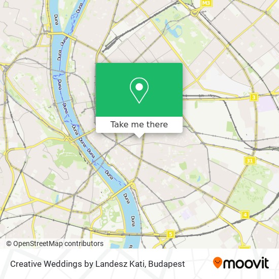 Creative Weddings by Landesz Kati map