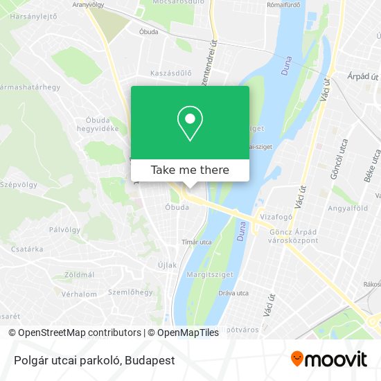 Polgár utcai parkoló map