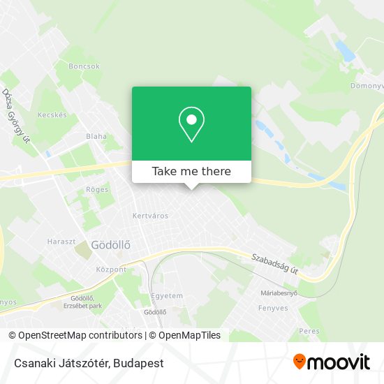 Csanaki Játszótér map