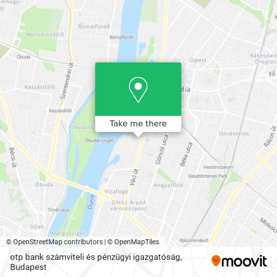 otp bank számviteli és pénzügyi igazgatóság map