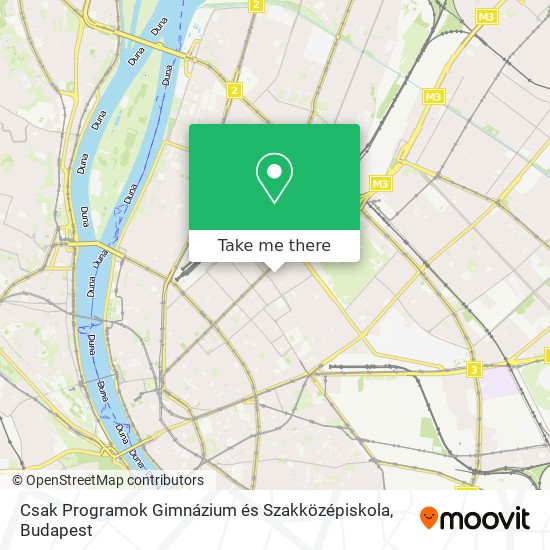 Csak Programok Gimnázium és Szakközépiskola map