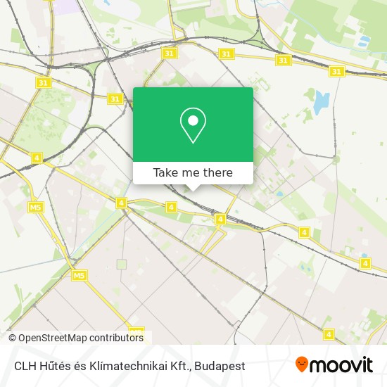 CLH Hűtés és Klímatechnikai Kft. map