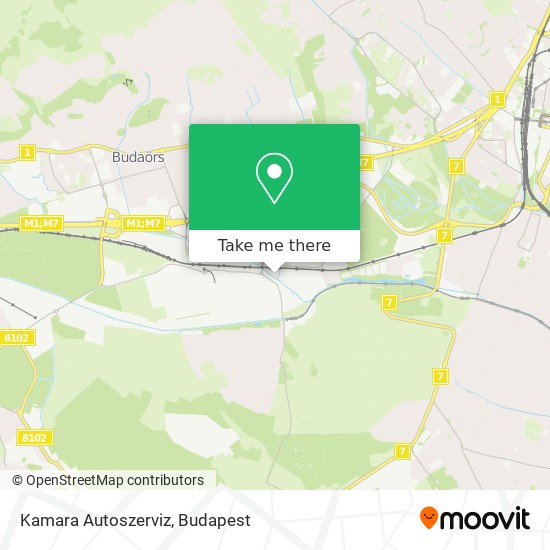Kamara Autoszerviz map