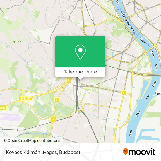 Kovács Kálmán üveges map