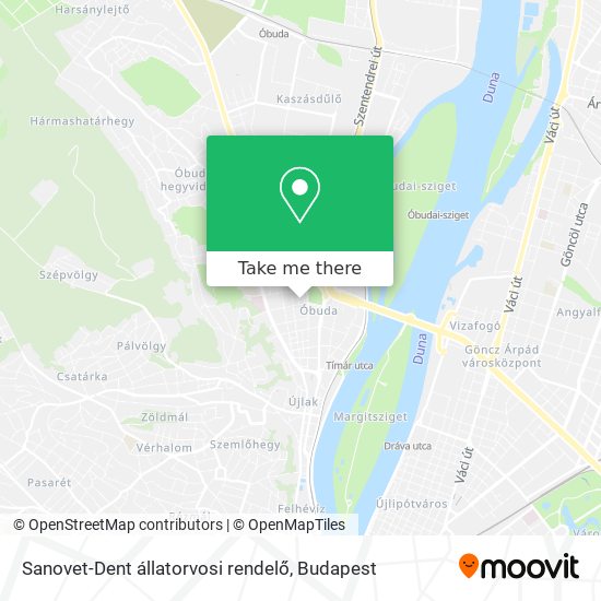 Sanovet-Dent állatorvosi rendelő map