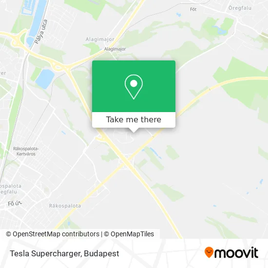 Tesla Supercharger map