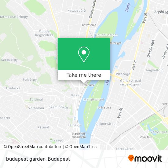 budapest garden map