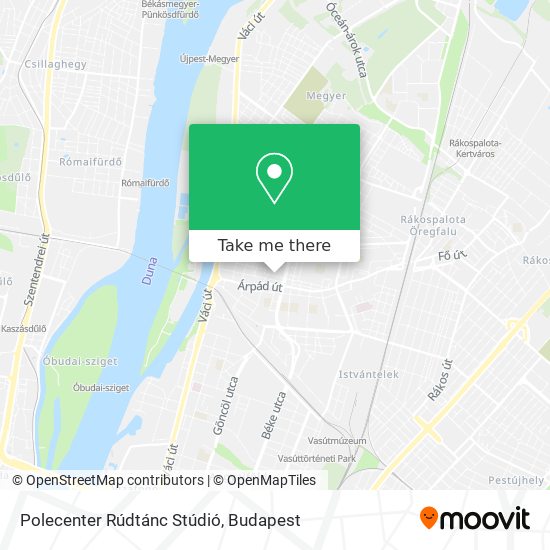 Polecenter Rúdtánc Stúdió map